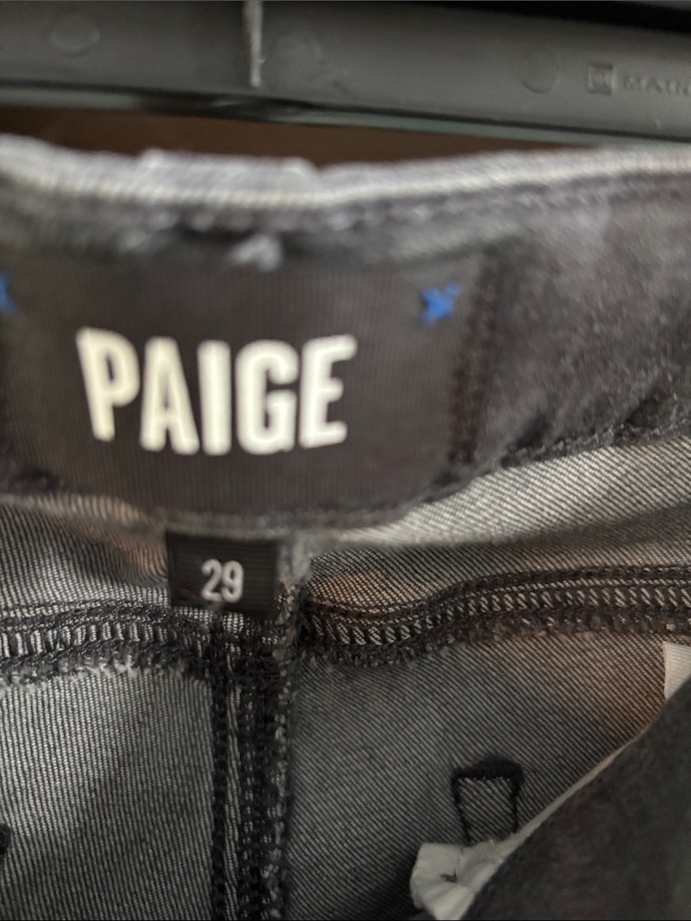 Paige jeans Lavender Light Purple Quarter-Zip Pullover all birds and Kate bag - Picture 6 of 7